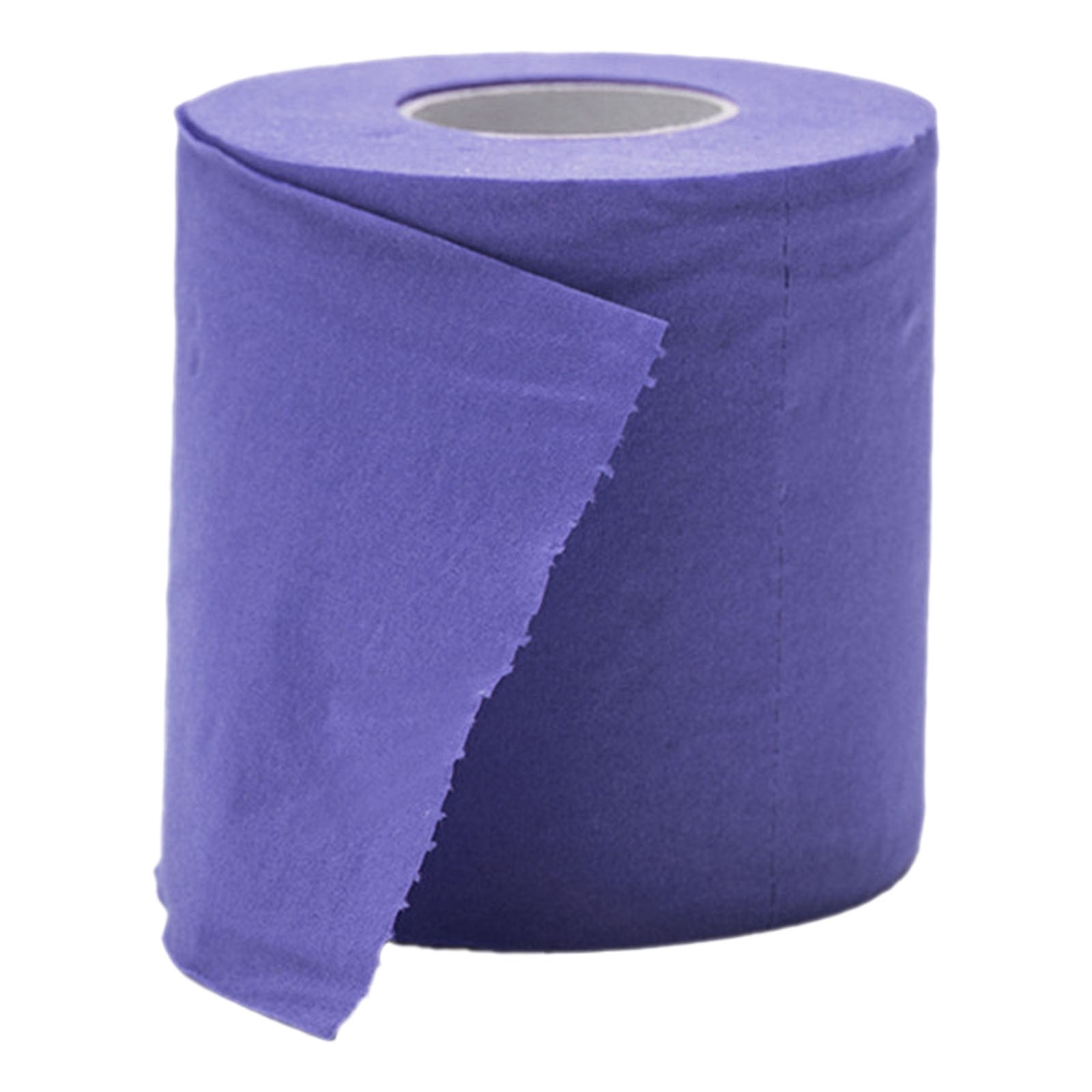 Colored Crepe Paper - Multicolor Novelty Toilet Paper, Sustainable Soft Bathroom Tissue for Home Camping - Funny Party Decor Supplies, Colored Small Rolls of Paper Purple