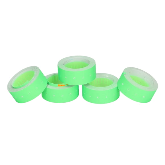 Étiquette de Prix pour 3 Tubes 15000 Pcs Étiquette de Prix à Rangée Unique 21x12mm Haute Visibilité Viscosité Plus Lisse Sortie de Papier Séchage Rapide de l'Encre MX5500 HG979