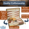 thumbnail image 2 of WE Games Map Style Magnetic Backgammon Set with Carrying Strap, Travel Size, 2 of 11