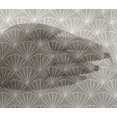 thumbnail image 4 of oneOone Viscose Chiffon Fabric Shell Geometric Sashiko Printed Fabric 1 Yard 42 Inch Wide, 4 of 4