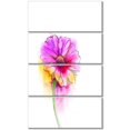 thumbnail image 2 of Purple Yellow Gerbera Flower - Large Flower Canvas Wall Art, 2 of 3