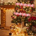 thumbnail image 4 of Christmas Ribbon with Handmade Bow and Christmas Tree Pattern for Gift Wrapping and Holiday Decor, 4 of 6