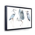 thumbnail image 2 of Designart Oiseaux Héron II ART MURAL À CADRE FLOTTÉ, 2 of 4