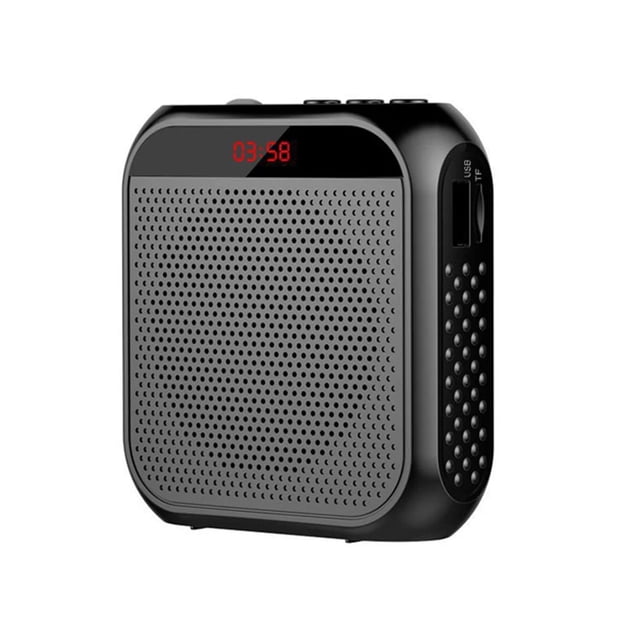 Portable Microphone Loudspeaker Voice Amplifier Recorder Mic Speaker Audio Mini Wired Surround Sound Player For Teacher ,No Screeching Distortion