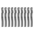 thumbnail image 1 of Sheet Binding Comb, Pretty Colour Spiral Binding Coil 10Pcs 29mm Inner Diameter  For Page Black, 1 of 8