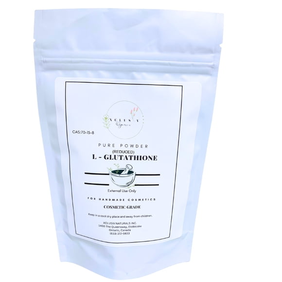 Xclusiv Organics Pure L-Glutathione Powder Reduced Glutathione 25g