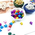 thumbnail image 3 of 100Pcs/Set Jingle Bells Nordic Style Shatter-proof Small Size Christmas Tree Hanging Bells Decor for Festival, 3 of 10
