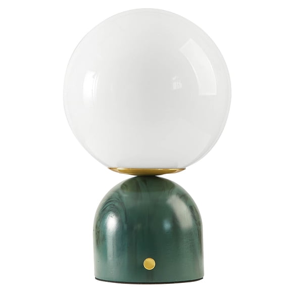 Beautiful plafonnier en faux marbre vert par Drew Barrymore