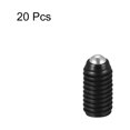 thumbnail image 3 of Unique Bargains Ball Point Set Screws, M5 x 10mm High Carbon Steel Metric Spring Hex Socket Grub Screw 20 Pack, 3 of 7
