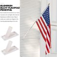 thumbnail image 2 of Miangastore Support de Mât de Drapeau 2 Pcs Support de Mât de Drapeau en Plastique Support de Mât de Drapeau Autocollant, 2 of 8