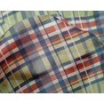 thumbnail image 3 of oneOone Silk Tabby Fabric Madras Check Print Fabric By The Yard 42 Inch Wide, 3 of 3