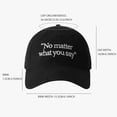 thumbnail image 3 of GDREDA Womens Ball Cap Big Head Round Baseball Cap Four Seasons Embroidered Face Small Wide Curved Cap，Khaki, 3 of 3