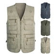 thumbnail image 1 of Neinkie Men's Fishing Vest Summer Outdoor Lightweight Work Photo Vest 16 Pockets, 1 of 1