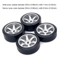 thumbnail image 4 of 1/28 Remote Control Model Car Crawler Car DIY Upgrade Wheel Rim DIY Upgrade Repairing Wheels Replacement for WLtoys 284131 K969 K979 K989 K999 P929 Silver, 4 of 7