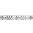 thumbnail image 2 of CTM®  Fleur de Lis Studded Rhinestone Belt (Women's), 2 of 3