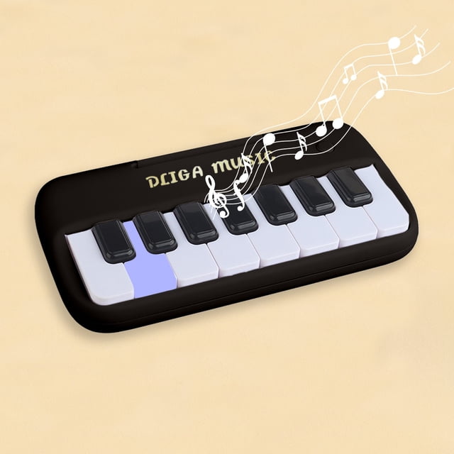 KOYPTL Mini Piano Toy for Toddlers Kids Beginners Ages 2 3 4 5 6,15 Keys Electronic Keyboard for Musical Instrument Learning & Soothing,Gift for Music Interactive Christmas Stocking Stuffers Birthday