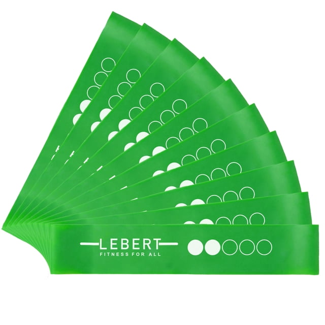 Lebert Mini Bandes – Ensemble de 10 Bandes Vertes à Boucle de Résistance