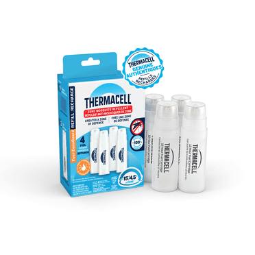 Recharge de combustible butane pour répulsif à moustiques Thermacell Fuel‑ZoneGuard – paquet de 48 heures