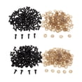 thumbnail image 1 of jifeng 200Pcs Plastic Screw Eyes For Bear DIY Toy Repair Accessory 7mm 9mm, 1 of 9