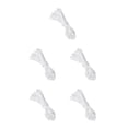 thumbnail image 1 of Transemion 3mm White Elastic Band Cord Ear Hanging Sewing Crafts DIY Elastic Rope 10m-200m white 10m 5Set, 1 of 6