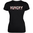thumbnail image 1 of T-shirt Doux pour Juniors à Motif Zombie Affamé d'Halloween, 1 of 1