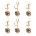 thumbnail image 2 of Decorative Key Chain, Multi Functional Portable Ornament Exquisite Eye Keychain Metal  For Car Rearview Mirror For Hangbag, 2 of 8
