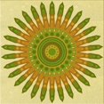 thumbnail image 1 of Ahgly Company Machine Washable Indoor Square Transitional Dark Golden Rod Brown Area Rugs, 7' Square, 1 of 7