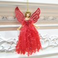 thumbnail image 4 of Christmas Tree Topper Angel, Made of High-quality Plastic, with Hanging Rope, for Christmas Decorations, Can be Used as Tabletop or Tree Ornament, 4 of 4