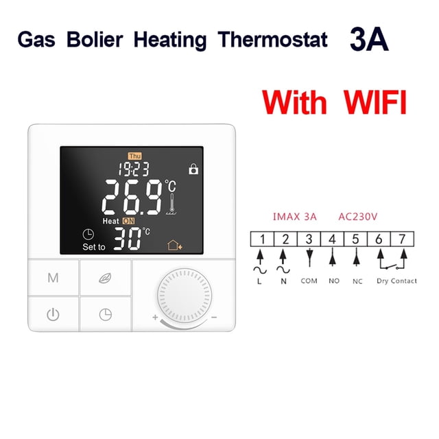 WIFI Weekly Program Thermostat APP Temperature Control Voice Alexa Smart Warm Underfloor Heating Thermoregulator ,Easily DIY