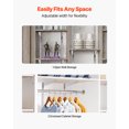 thumbnail image 4 of VEVOR Shelf Track 39-inch 10 Pack Adjustable Steel Wall Mounted Shelf Pilaster, 4 of 9