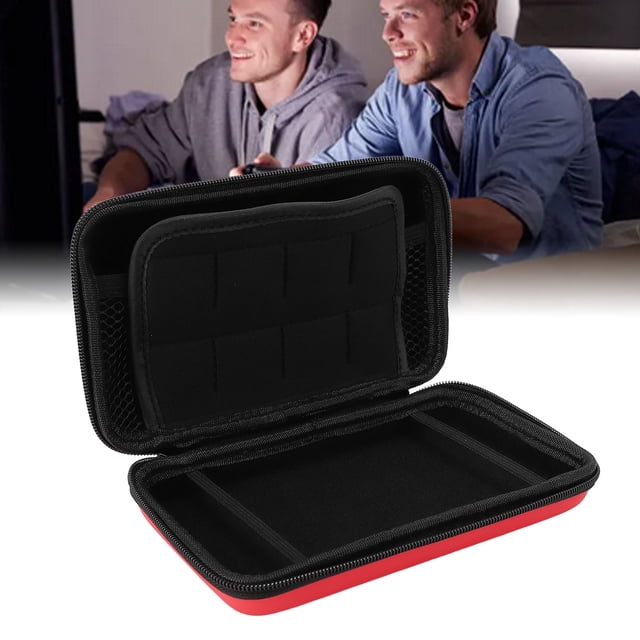 Étui de Transport pour NEW 3DS TG, Super Edition, NEW 2DS TG, NEW 3DS LL, pour 3DS TG, pour 3DS LL, Étui Rigide de Protection de Voyage avec 8 Emplacements pour Jeux, PU Imperméable et EVA Rigide