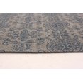 thumbnail image 2 of ECARPETGALLERY 4'9" x 6'9" Contemporary Collage Handmade Area Rug for Living Room, Dining Room and Bedroom in Blue, 2 of 9
