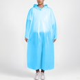 thumbnail image 2 of Versatile Wraps for All Seasons Oversized Raincoat with Lace Design and Button Closure for Outdoor Activities and Casual, 2 of 4