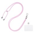 thumbnail image 1 of Unique Bargains Phone Lanyard with Transparent Patch, Pink & Purple, 1 Count, 1 of 5