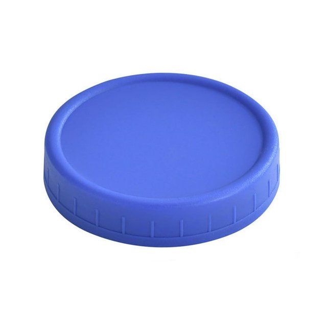 CUITING 1PC Wide Mouth Plastic Mason Jar Lids Unlined White Ribbed Lids 86mm Closure Bags & lids & Boxes Extra Offer