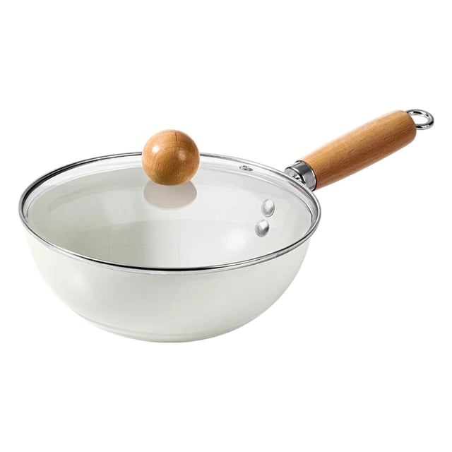 Christmas Decor Lightweight Ceramic Nonstick Frying Pan Skillet Cookware Chef Grade Kitchen Utensil for Sauteing Frying Eggs Omelets wtih Superior Heat Distribution Easy Clean Induction Compatible