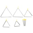 thumbnail image 1 of 5 Ensembles d'Instruments de Musique Triangulaires, Instrument de Percussion, Cloche Triangulaire avec Percussions pour Enfants, 1 of 9