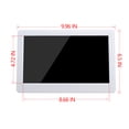 thumbnail image 3 of EGNMCR 10 Inches Smart Digital Photo Frame, 32GB Playback Content, TN Screen, Adjust-able Speed To Play Movies, Gift, 3 of 9