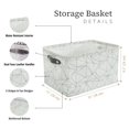 thumbnail image 3 of DECOMOMO Bac de Rangement Pliable Résistant à l'Eau, Ensemble de 6, Motifs, 3 of 8