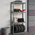 thumbnail image 4 of Costway 1 PCS 4-Tier Metal Shelving Unit Heavy Duty Wire Storage Rack with Anti-slip Foot Pads Grey, 4 of 10