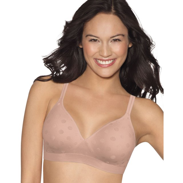 Hanes Womens ComfortFlex Fit Perfect Coverage Wirefree Bra - Best-Seller, S