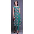 thumbnail image 2 of Bimba Sleeveless Printed Summer Kurti Straight Tunic DressesForWomen, 2 of 6