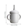 thumbnail image 1 of Agiferg Straw Cup Silicone Learning Drinking Cup Anti-fall High Temperature Resistant Children's Cup, 1 of 3