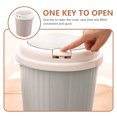 thumbnail image 2 of Bathroom Bin With Lid Pink 1Set 11.4X9.8X9.8In, 2 of 8