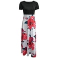 thumbnail image 4 of Cameland Robe Longue Décontractée de Plage pour Femme à Imprimé Floral Coloré Teinture sur Nœuds, 4 of 4