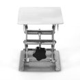 thumbnail image 1 of Manual Lifting Table, Stainless Steel Lifting Platforms Laboratory Lift 100X100mm Laboratory Crane Table, Stand Rack Physical For Industry, 1 of 8