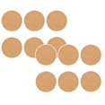 thumbnail image 1 of Oleegame 2PC Glass Bottle 6 X Cork Wood Drink Tea Coffee Cup Mat Table Decor Bottle Tableware, 1 of 2