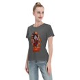 thumbnail image 4 of Women's Basic Short Sleeve T-Shirt Dragon Ball Little Goku, 4 of 6
