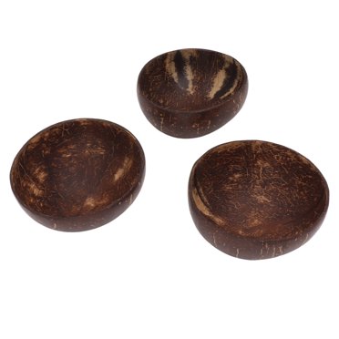 Bols en Coquille de Noix de Coco Naturels, Bols de Noix de Coco Réutilisables Polis à la Main Étanches pour le Déjeuner pour le Dessert
