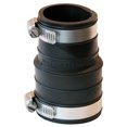 thumbnail image 2 of Fernco 1060 Flexible Pipe Coupling, 2 in x 3.95 in, Plastic Socket, 4.3 psi, PVC, 2 of 4